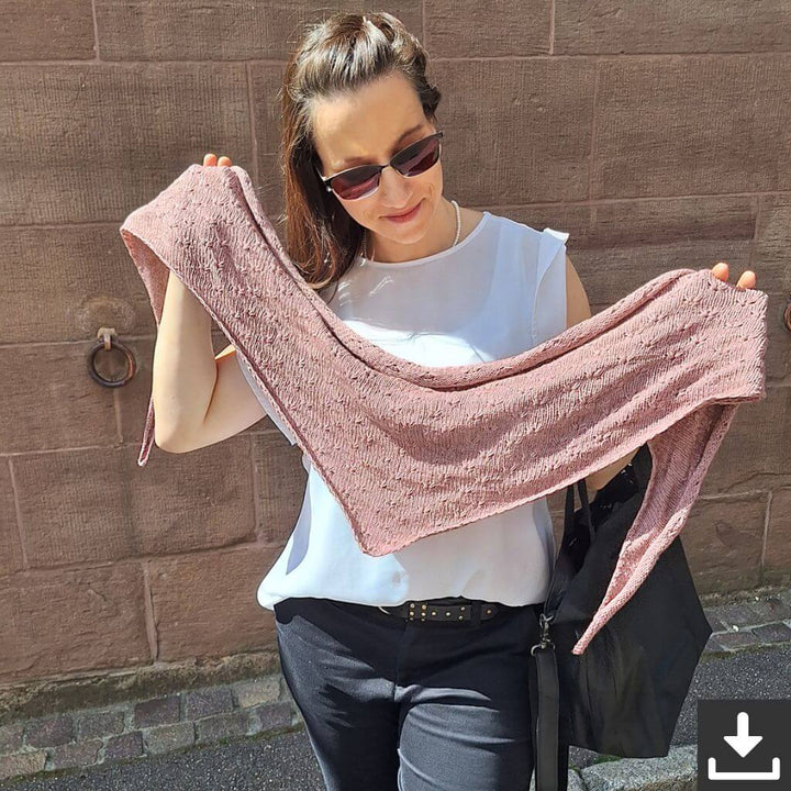 Madame Nadelspiel Tuch Luisa XL &amp; XXL Strickanleitung - Madame Nadelspiel (PDF) Lieblingsgarn
