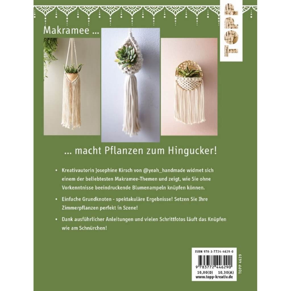 Topp TOPP Makramee Blumenampeln - Josephine Kirsch bei bei bei bei bei bei bei bei bei bei bei bei bei bei bei Lieblingsgarn