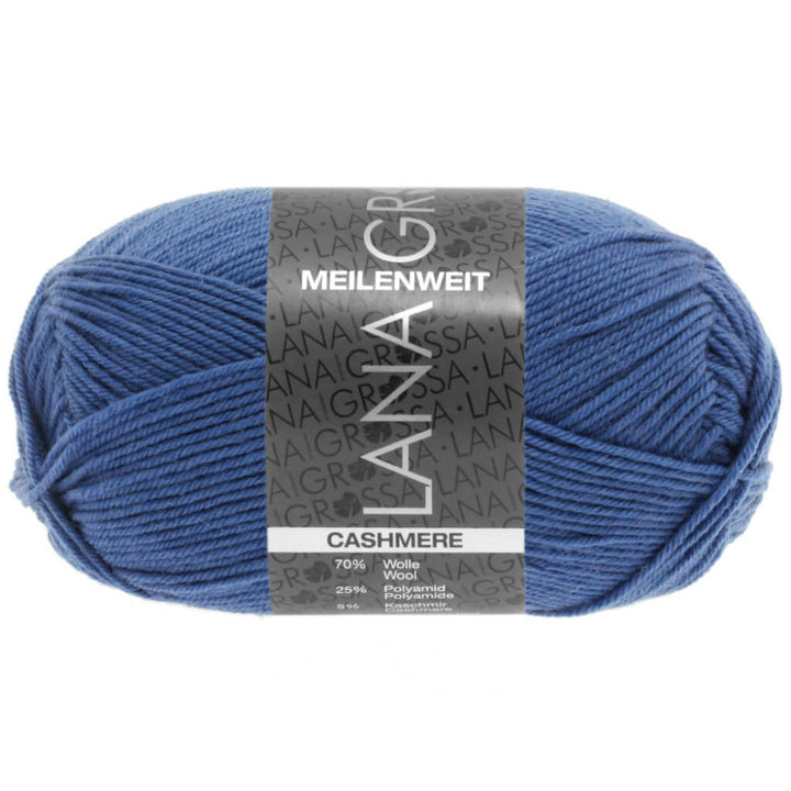 Lana Grossa 16 - Brillantblau Lana Grossa Meilenweit 50 Cashmere Lieblingsgarn