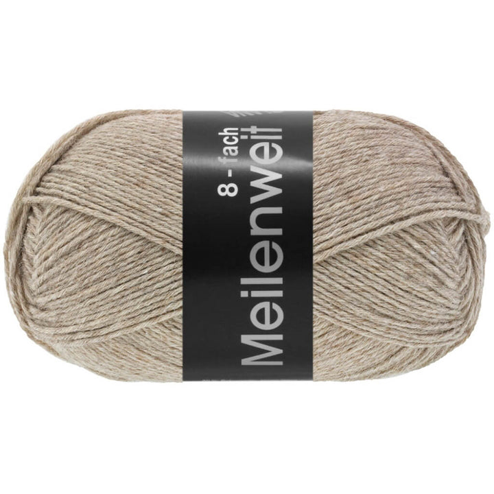 Lana Grossa 9567 - Taupe Lana Grossa Meilenweit 8-fach Mélange Lieblingsgarn