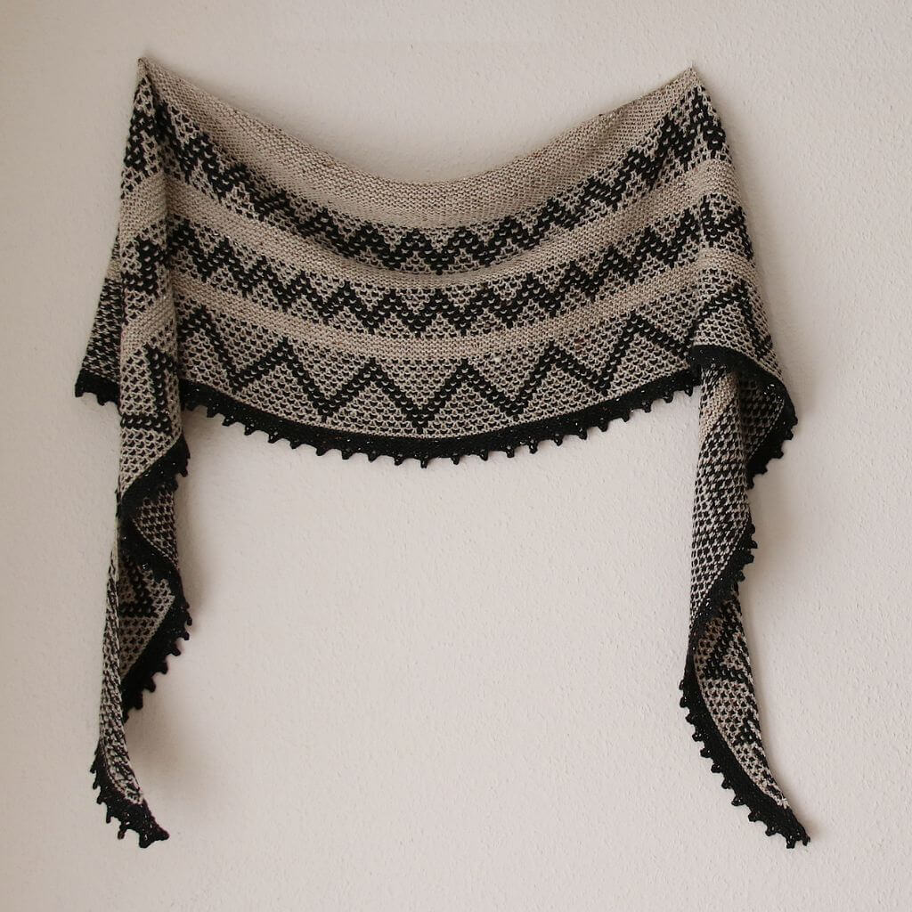 Melanie Berg - Mairlynd Pattern Tuch Zagtastic Strickanleitung - Mairlynd (PDF) Lieblingsgarn