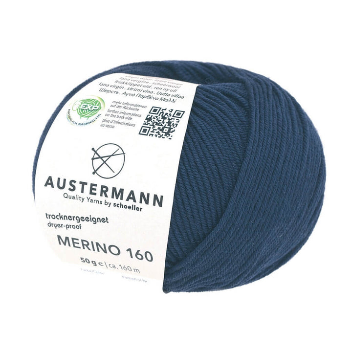 Austermann 204 - marine Austermann Merino 160 Exp 50g Lieblingsgarn