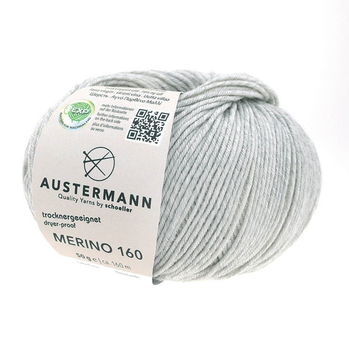 Austermann 228 - Hellgrau Austermann Merino 160 Exp 50g Lieblingsgarn