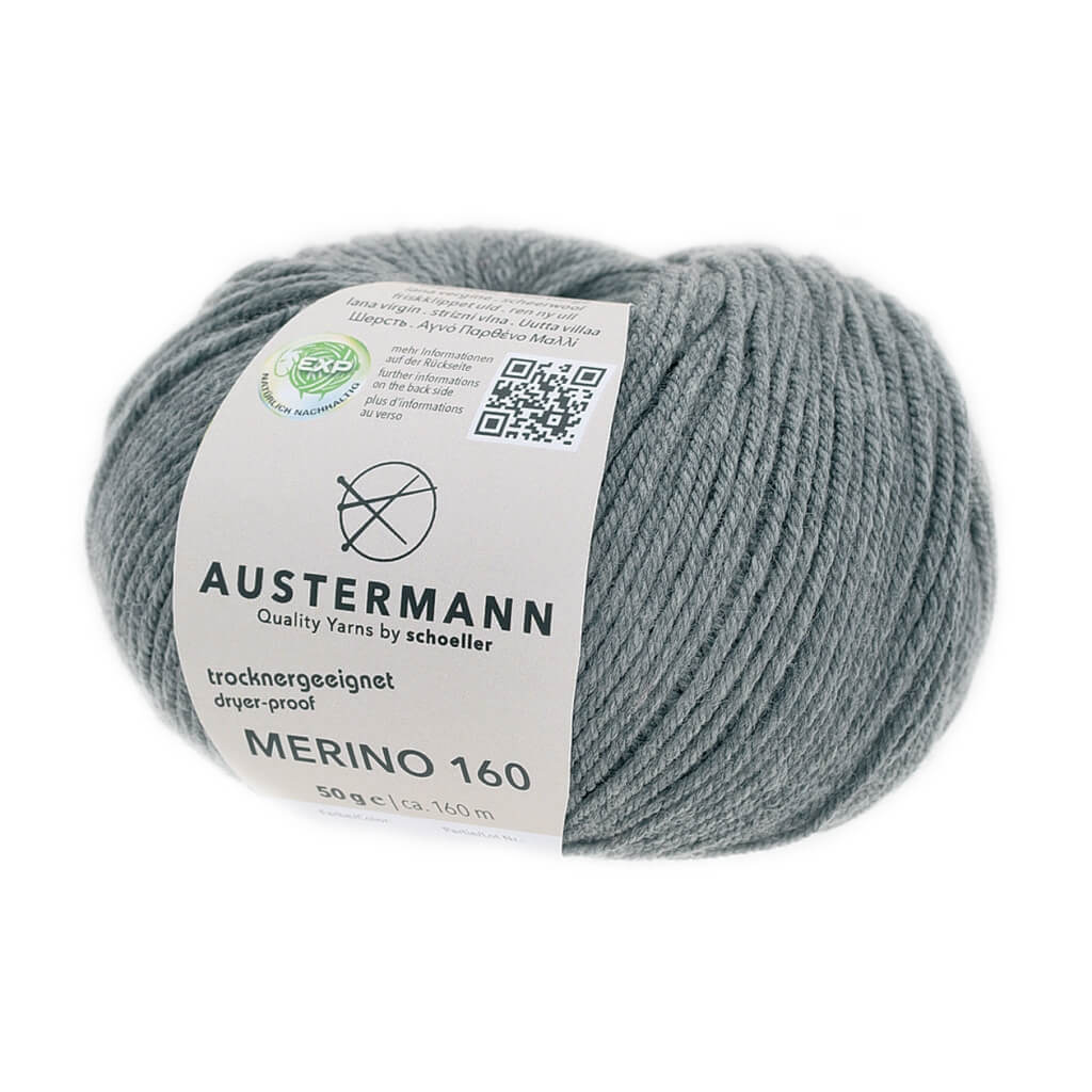 Austermann 229 - Grau Austermann Merino 160 Exp 50g Lieblingsgarn