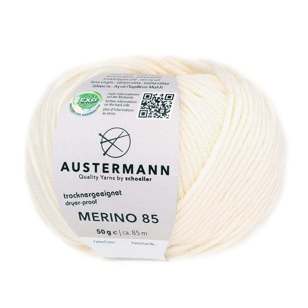 Austermann 3 - Natur Austermann Merino 85 Exp 50g Lieblingsgarn