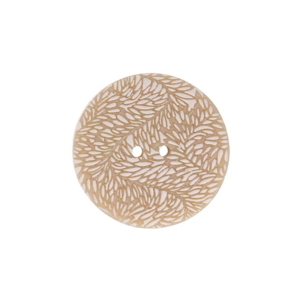 Milward Knopf 2-Loch Blätter 28mm weiß-beige 4 Stk. – Produktansicht, Synthetik bei bei bei bei bei bei bei Lieblingsgarn