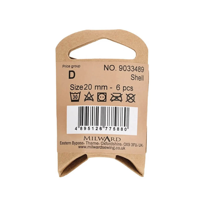 Milward Knopf Perlmutt 20 mm, 6 Stk. bei bei bei bei bei bei bei bei bei bei Lieblingsgarn