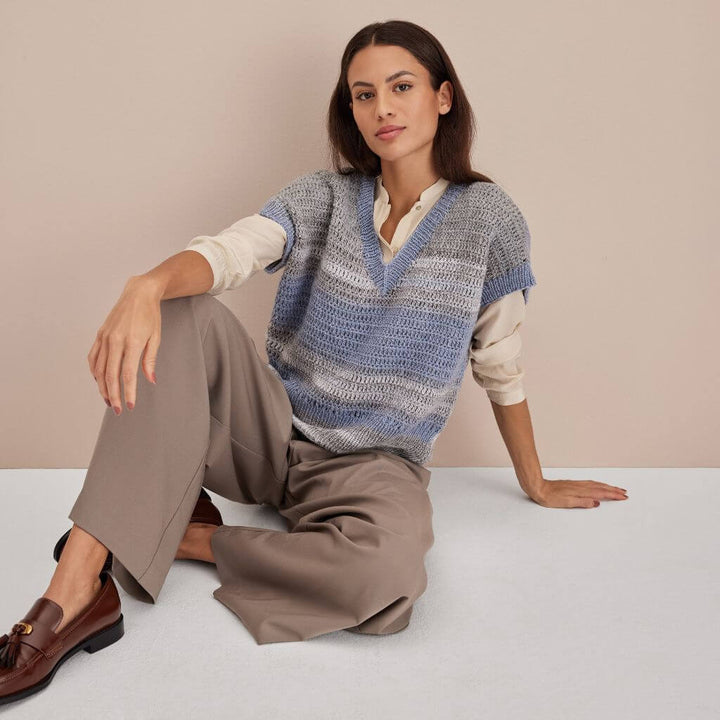Lana Grossa Pattern Pullunder mit Farbverlauf Häkelanleitung - Lana Grossa (Heft) bei bei bei bei bei bei bei Lieblingsgarn