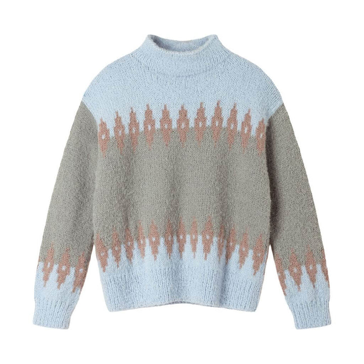 Pullover mit Jacquardmuster Strickanleitung - Lana Grossa (Heft)