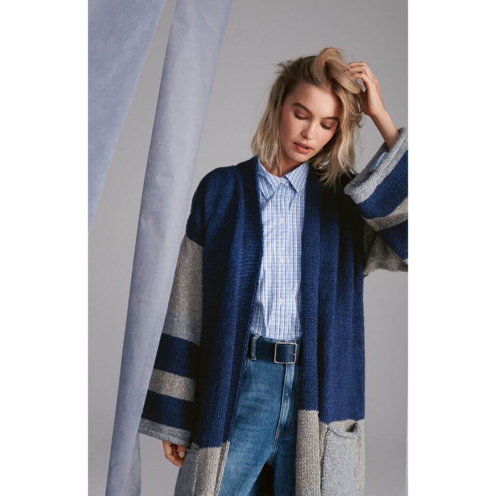 Langer Mantel Strickanleitung - Lana Grossa (Heft)