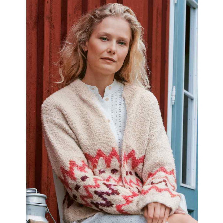 Jacquardmuster Cardigan Modell 6 Strickanleitung - Lana Grossa (Heft)