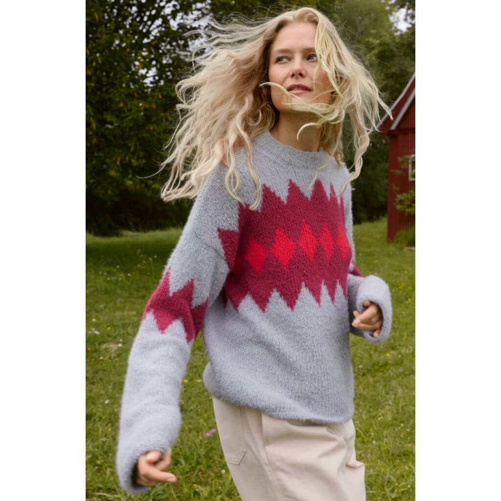 Pullover mit Norwegermuster Strickanleitung - Lana Grossa (Heft)