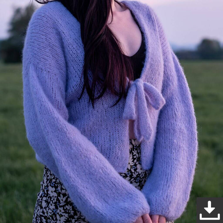 Wisteria Knitting Pattern Moonbow Cardigan Strickanleitung - Wisteria Knitting (PDF) bei bei bei bei bei bei Lieblingsgarn