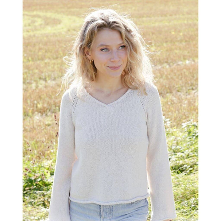 Drops Design Pattern Damen Pullover Morning Moon Strickanleitung - Drops (PDF) bei bei bei bei bei bei bei Lieblingsgarn