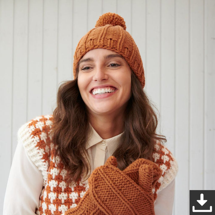 Lana Grossa Pattern Damenmütze Strickanleitung - Lana Grossa (PDF) bei bei bei bei bei bei bei bei bei bei bei Lieblingsgarn