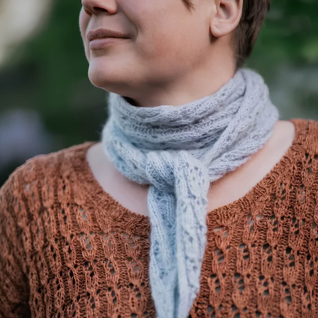 Appelbanne Design Pattern Schal Mukula Scarf Strickanleitung - Appelbanne Design (PDF) Lieblingsgarn
