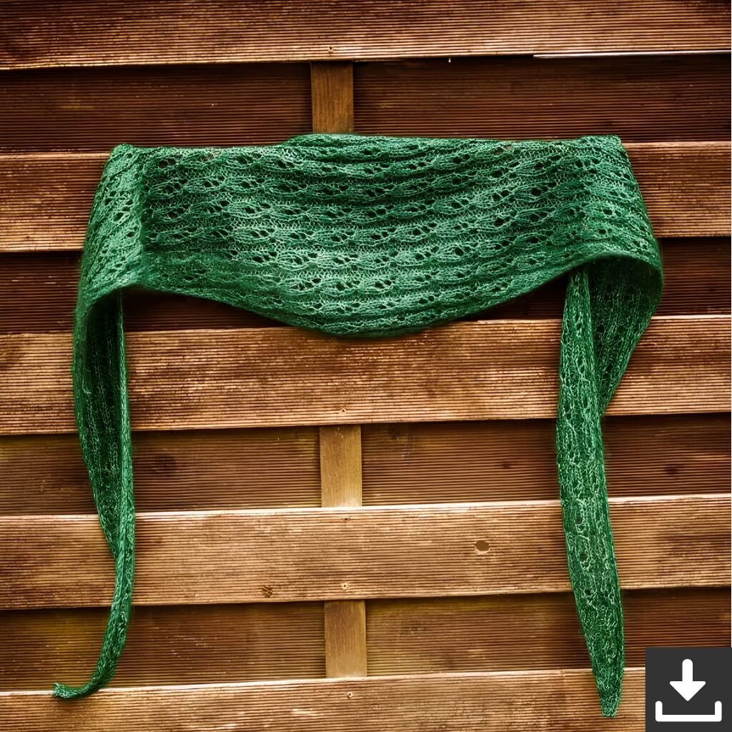Appelbanne Design Pattern Schal Mukula Scarf Strickanleitung - Appelbanne Design (PDF) Lieblingsgarn