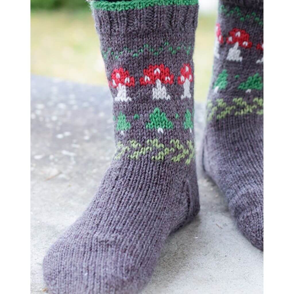 Drops Design Pattern Socken Mushroom Season Socks Strickanleitung - Drops (PDF) bei bei bei bei bei bei bei Lieblingsgarn