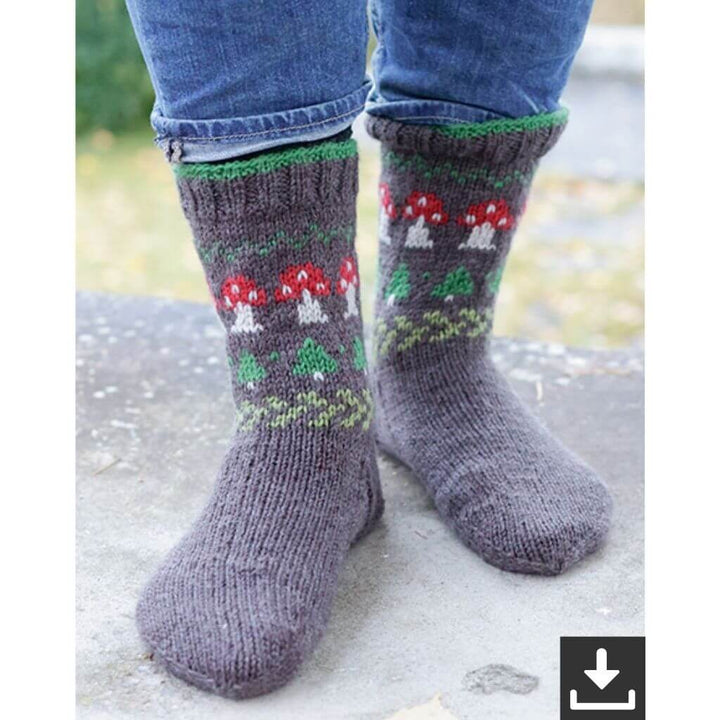 Drops Design Pattern Socken Mushroom Season Socks Strickanleitung - Drops (PDF) bei bei bei bei bei bei bei Lieblingsgarn