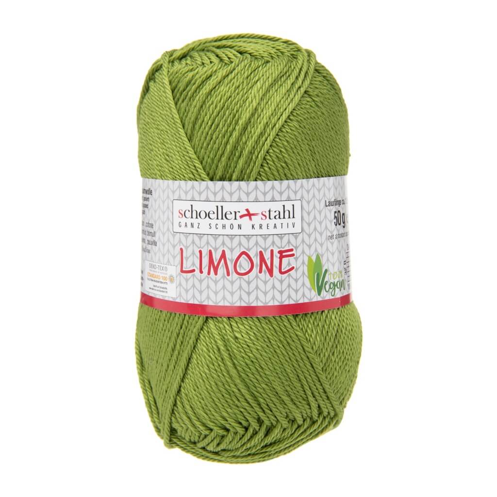 Schoeller + Stahl 182 - Moos Schoeller + Stahl Limone 50g - Baumwollgarn Lieblingsgarn