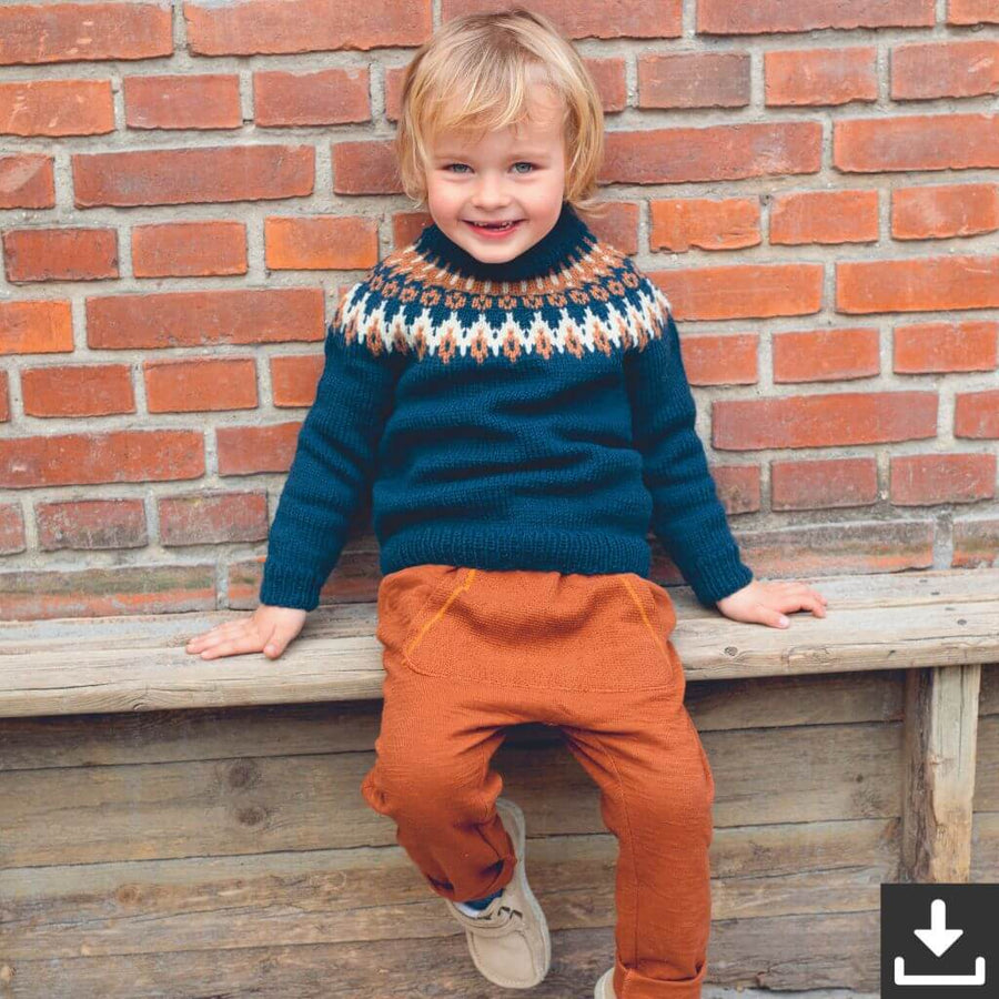 Sandnes Garn Pattern Kinder Pullover Nord Strickanleitung - Sandnes Garn (PDF) bei bei bei bei bei bei bei bei Lieblingsgarn