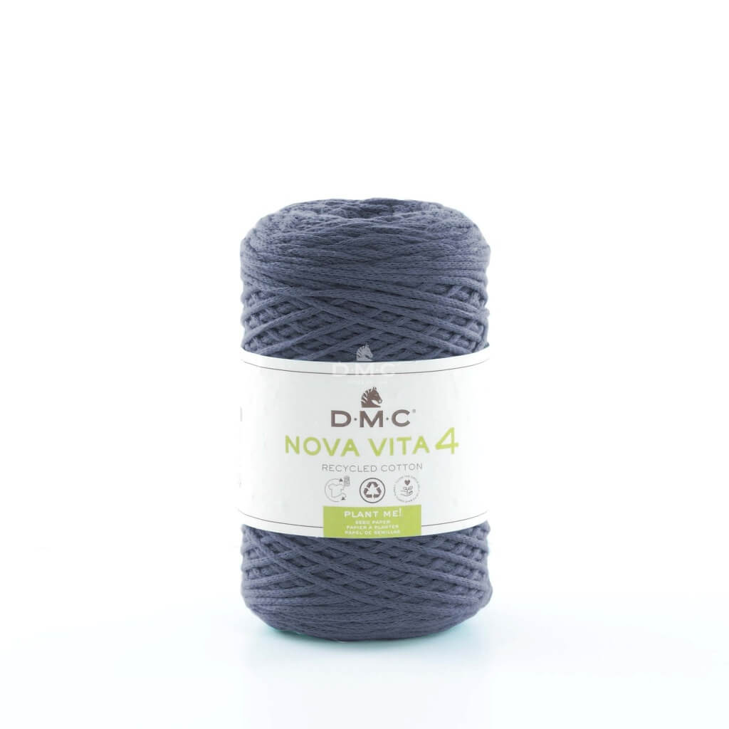 DMC 77 - Bleu Denim DMC Nova Vita 4 - Makramee Garn Lieblingsgarn