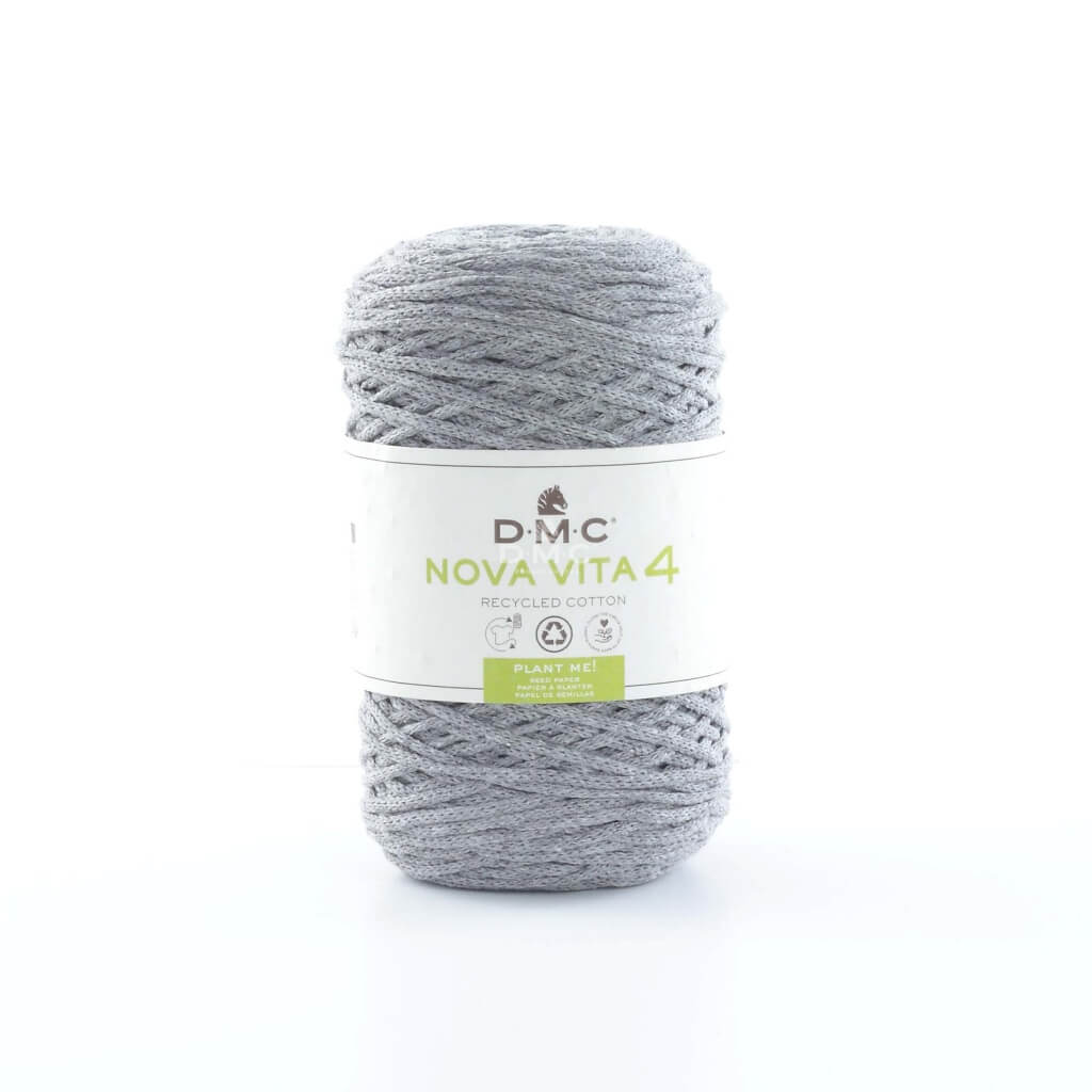 DMC 122 - Gris Clair DMC Nova Vita 4 - Makramee Garn Lieblingsgarn