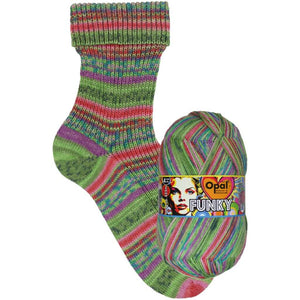Opal 4-fädig Funky