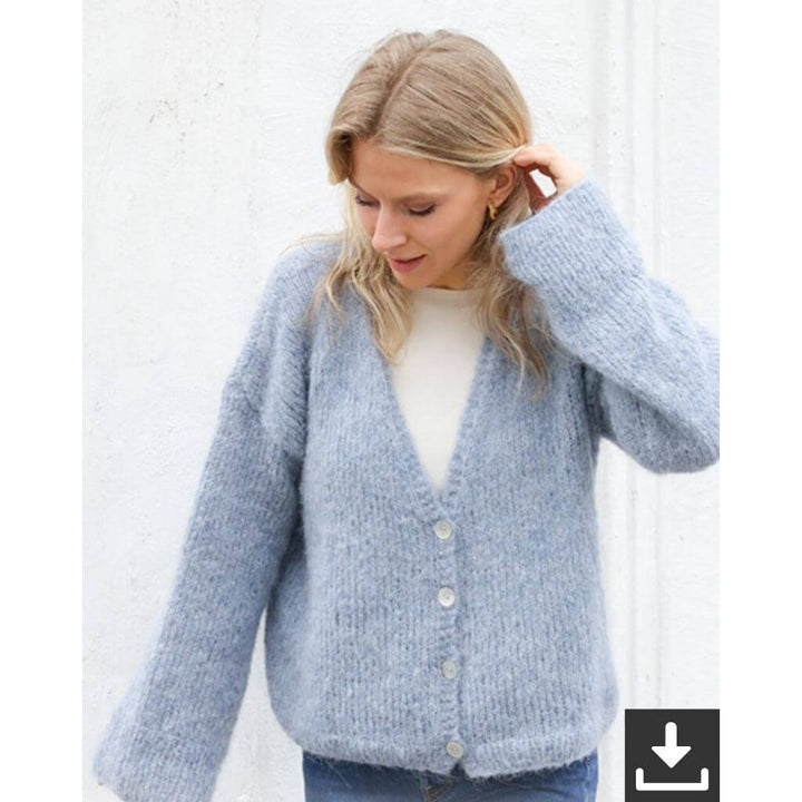 Drops Design Pattern Damen Jacke Open Sky Cardigan Strickanleitung - Drops (PDF) bei bei bei bei bei bei bei Lieblingsgarn