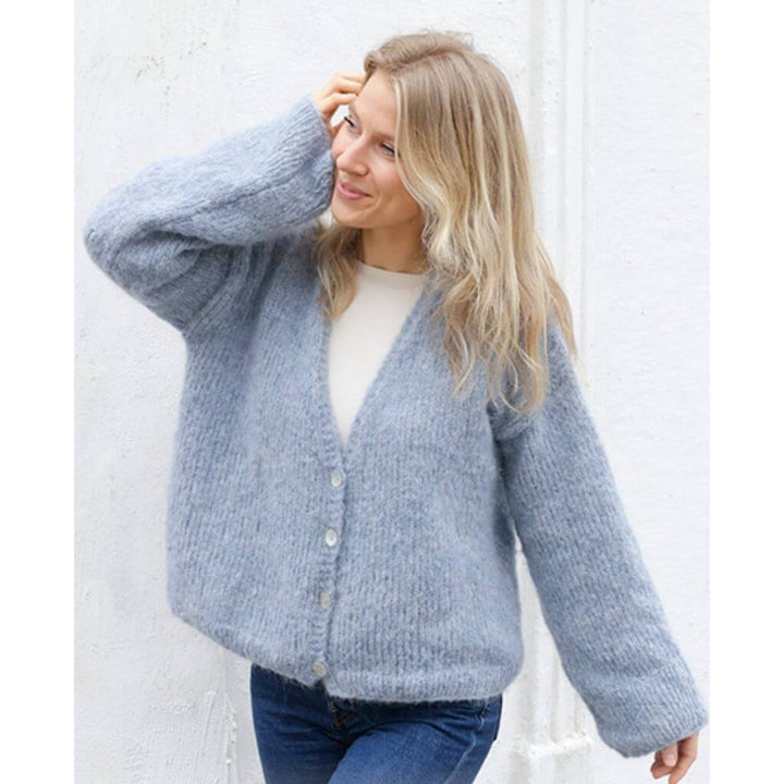 Drops Design Pattern Damen Jacke Open Sky Cardigan Strickanleitung - Drops (PDF) bei bei bei bei bei bei bei Lieblingsgarn
