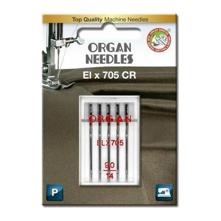 Organ Needles Organ Overlocknadeln ELx705, Farbe 90 – Metall bei Lieblingsgarn