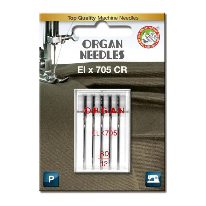 Organ Needles Organ Overlocknadeln ELx705, Farbe 80 – Metall bei Lieblingsgarn