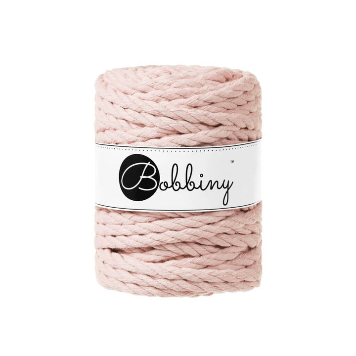 Bobbiny Pastel Pink Bobbiny Makramee Garn 9 mm x 30 m gedreht Lieblingsgarn