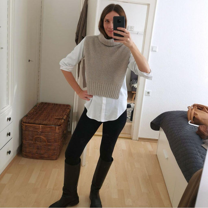 Paula Strickt Pullunder Jaques Collar Strickanleitumng - Paula strickt (PDF) bei bei bei bei bei bei bei bei Lieblingsgarn