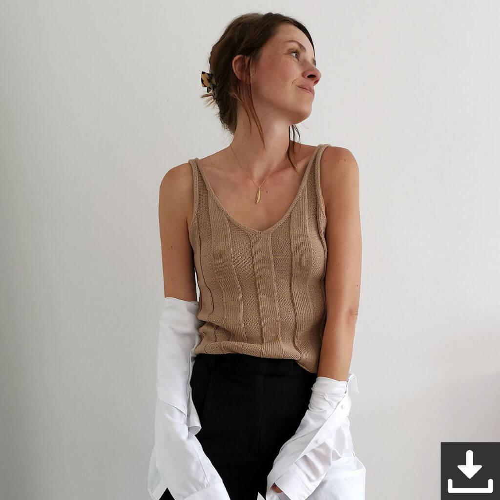 Cécile Top Strickanleitung - Paulastrickt (PDF)