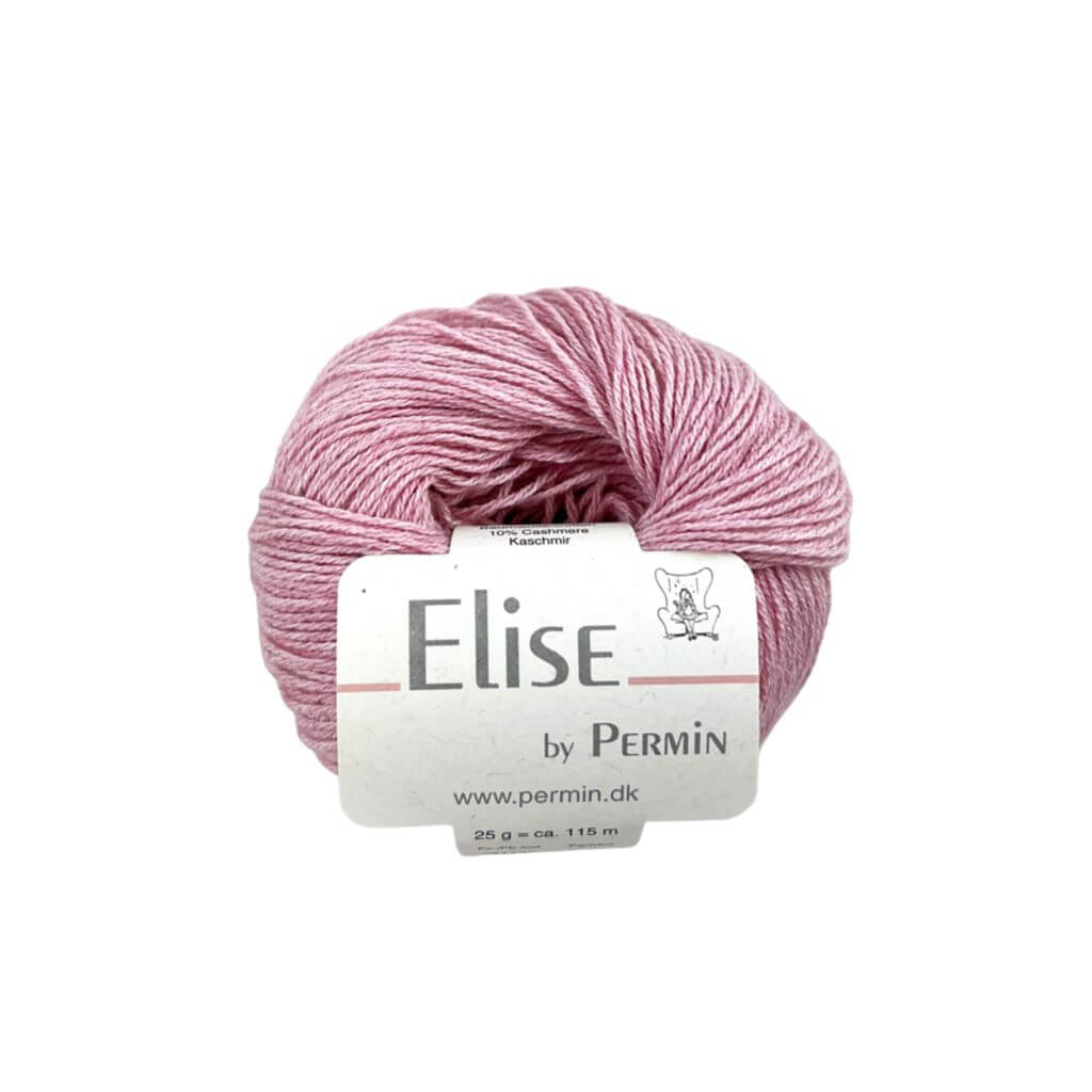 Permin Elise, Farbe 21 Rose – Kaschmir und Stricken.Baumwolle bei Lieblingsgarn