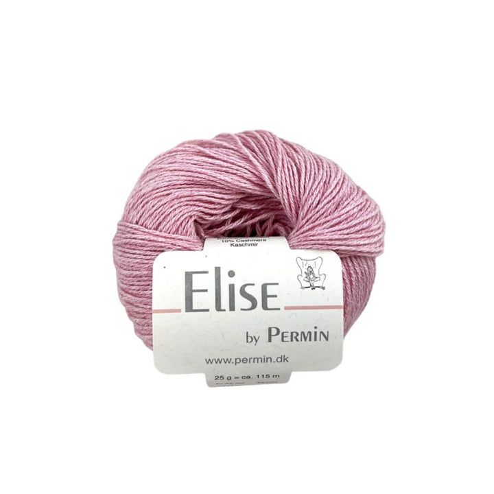 Permin Elise, Farbe 21 Rose – Kaschmir und Stricken.Baumwolle bei Lieblingsgarn