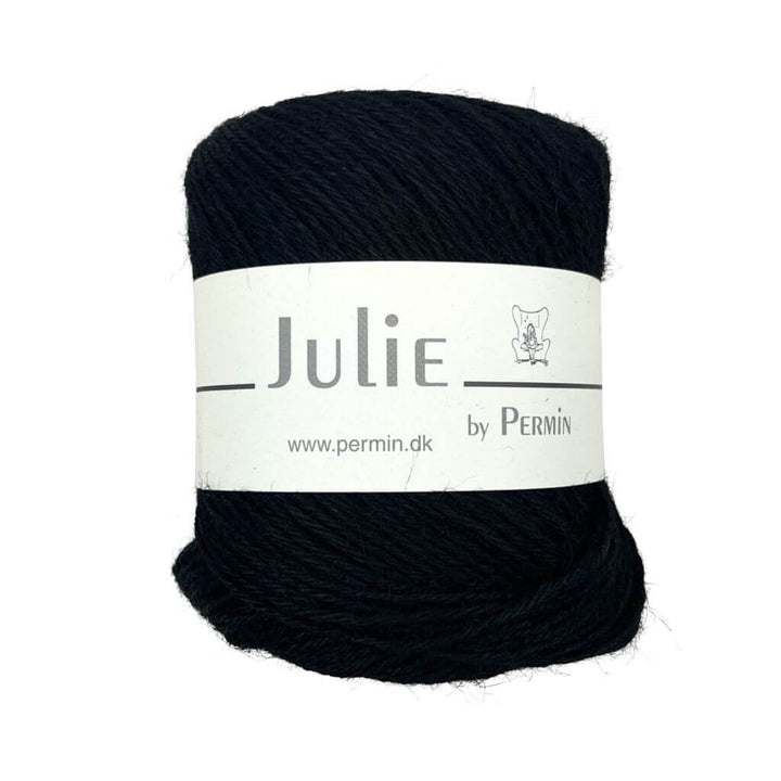 Permin Julie, Farbe 06 Schwarz – Sonstige Naturfasern bei Lieblingsgarn