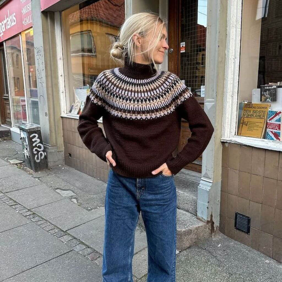 PetiteKnit Pattern Norwegerpullover Celeste Sweater Strickanleitung - PetiteKnit (Heft) bei bei bei bei bei bei Lieblingsgarn