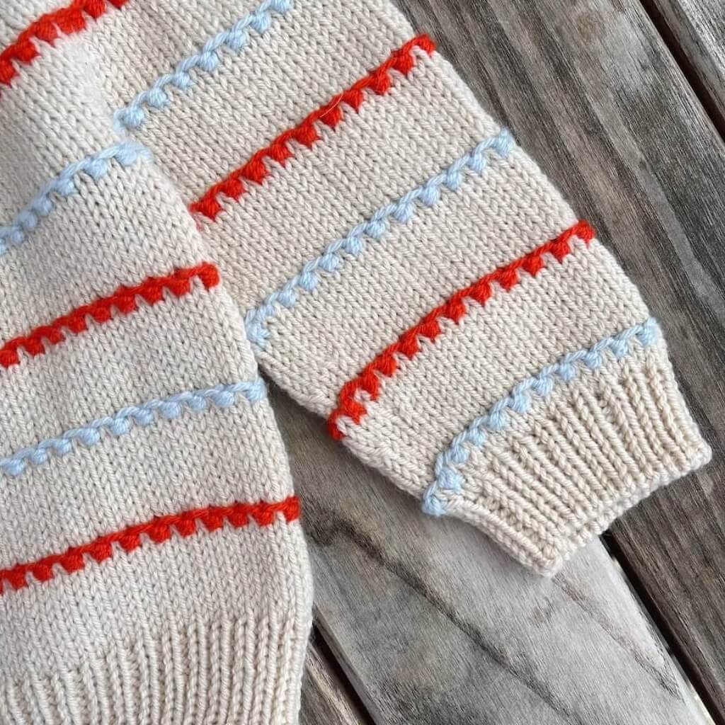 PetiteKnit Pattern Kinder Pullover Festival Sweater Strickanleitung - PetiteKnit (Heft) Lieblingsgarn