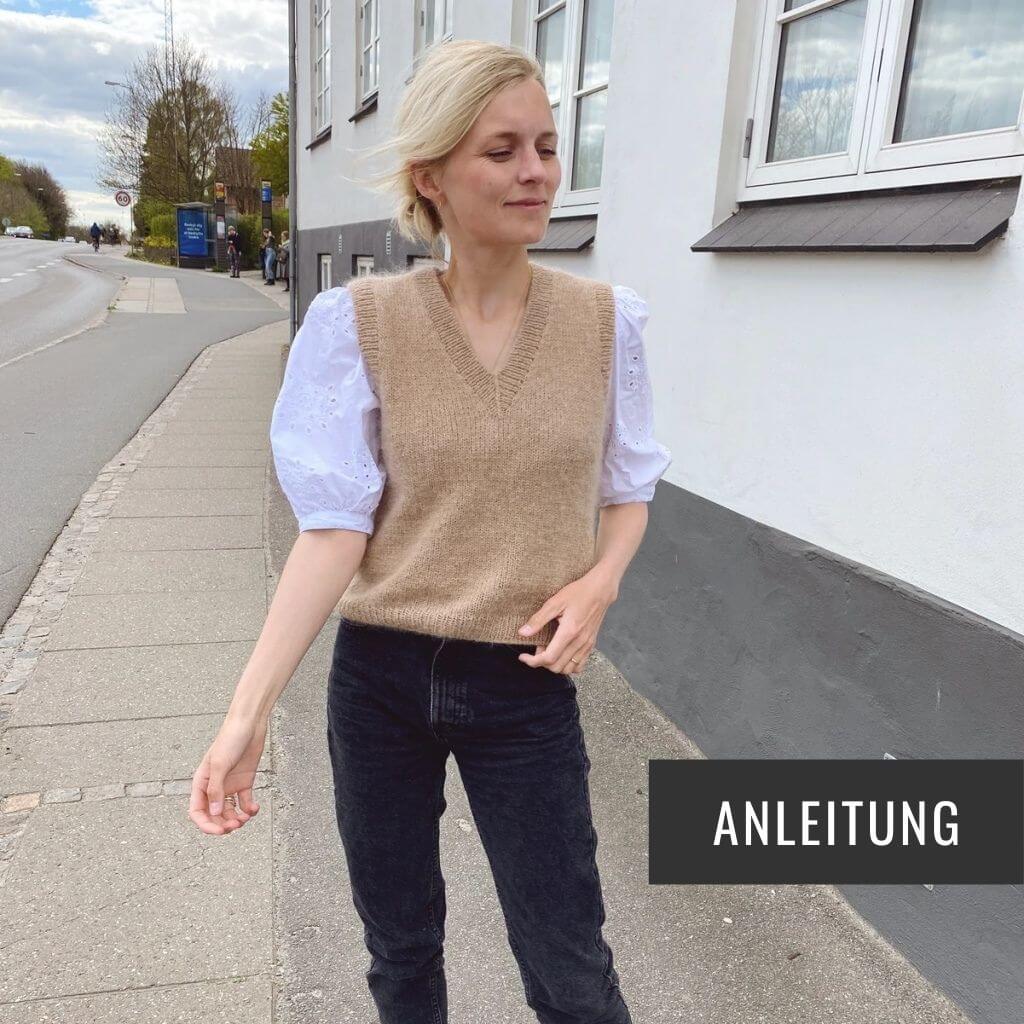 PetiteKnit Pattern Stockholm Pullunder V-Ausschnitt Strickanleitung - PetiteKnit (Heft) bei bei bei bei bei bei Lieblingsgarn