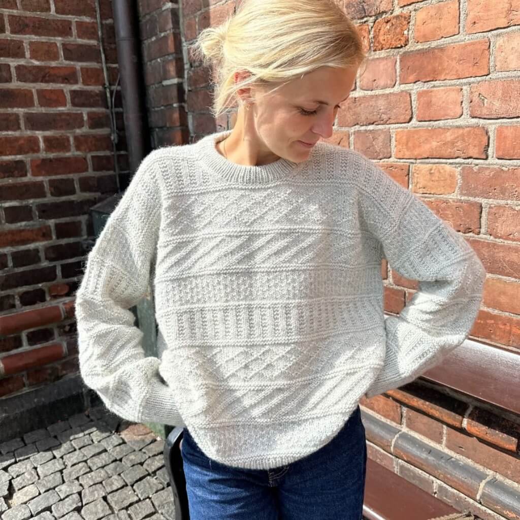 PetiteKnit Pattern Damen Pullover Storm Sweater Strickanleitung - PetiteKnit (Heft) bei bei bei bei bei bei Lieblingsgarn