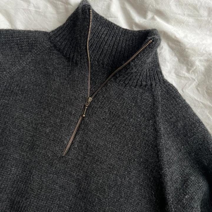 PetiteKnit Zipper Sweater Light Herren bei bei bei bei bei bei bei bei bei bei bei bei bei bei bei bei bei bei Lieblingsgarn