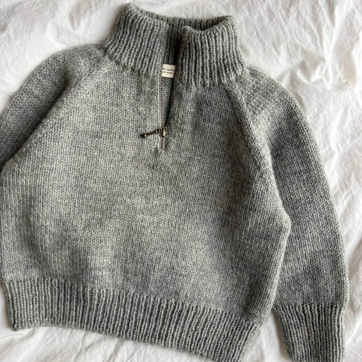 PetiteKnit Pattern Kinder Pullover Zipper Sweater Light Strickanleitung - PetiteKnit (Heft) bei bei bei bei bei Lieblingsgarn