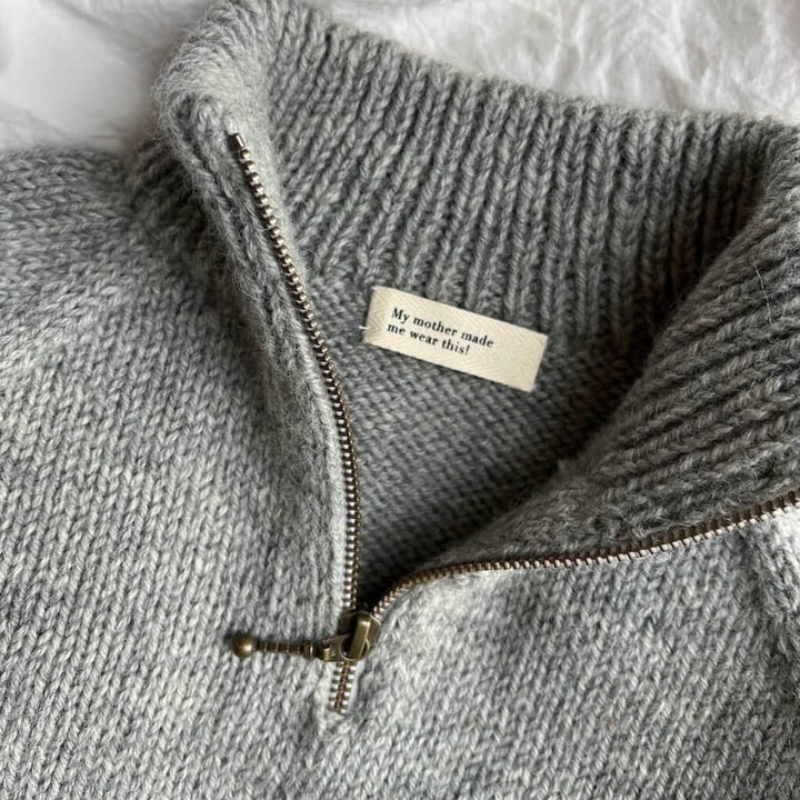 PetiteKnit Pattern Kinder Pullover Zipper Sweater Light Strickanleitung - PetiteKnit (Heft) bei bei bei bei bei Lieblingsgarn