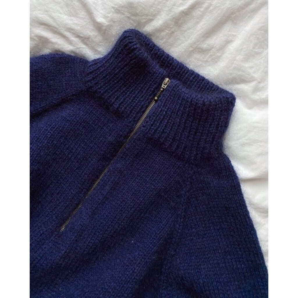 PetiteKnit Pattern Männer Pullover Zipper Sweater Strickanleitung - PetiteKnit (Heft) Lieblingsgarn