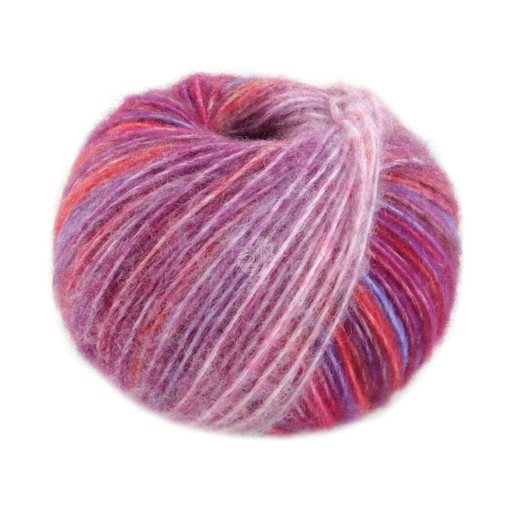 Lana Grossa 8 - Flieder/Veilchenblau/Erika/Fuchsia/Pink/Erdbeer/ Rosa Lana Grossa Picasso Lieblingsgarn