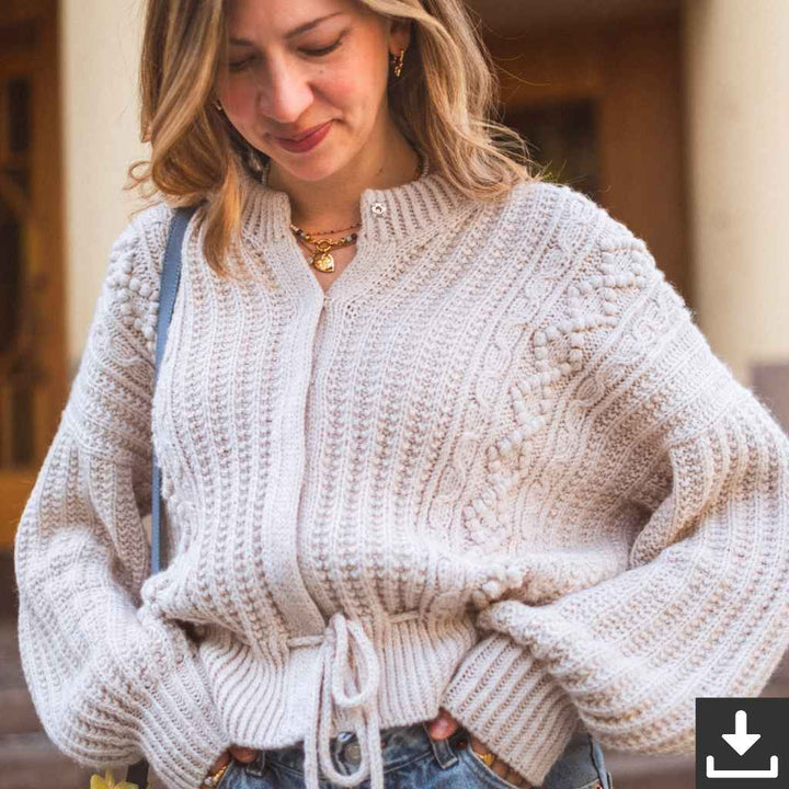 Kutovakika - Veronika Lindberg Pride &amp; Pearls Cardigan Strickanleitung - Kutovakika (PDF, englisch) Lieblingsgarn