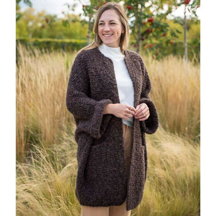 Dolce Alpaca Cardigan Strickanleitung - Gründl (PDF)