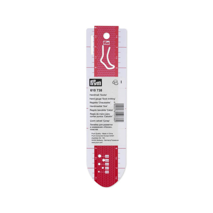 Prym Handmaß Socke 20 cm bei bei bei bei bei bei bei bei bei bei Lieblingsgarn